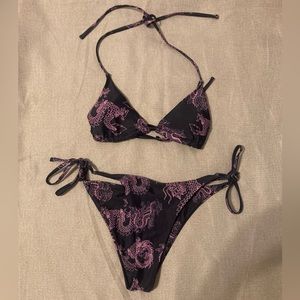Dragon Print Bikini Set